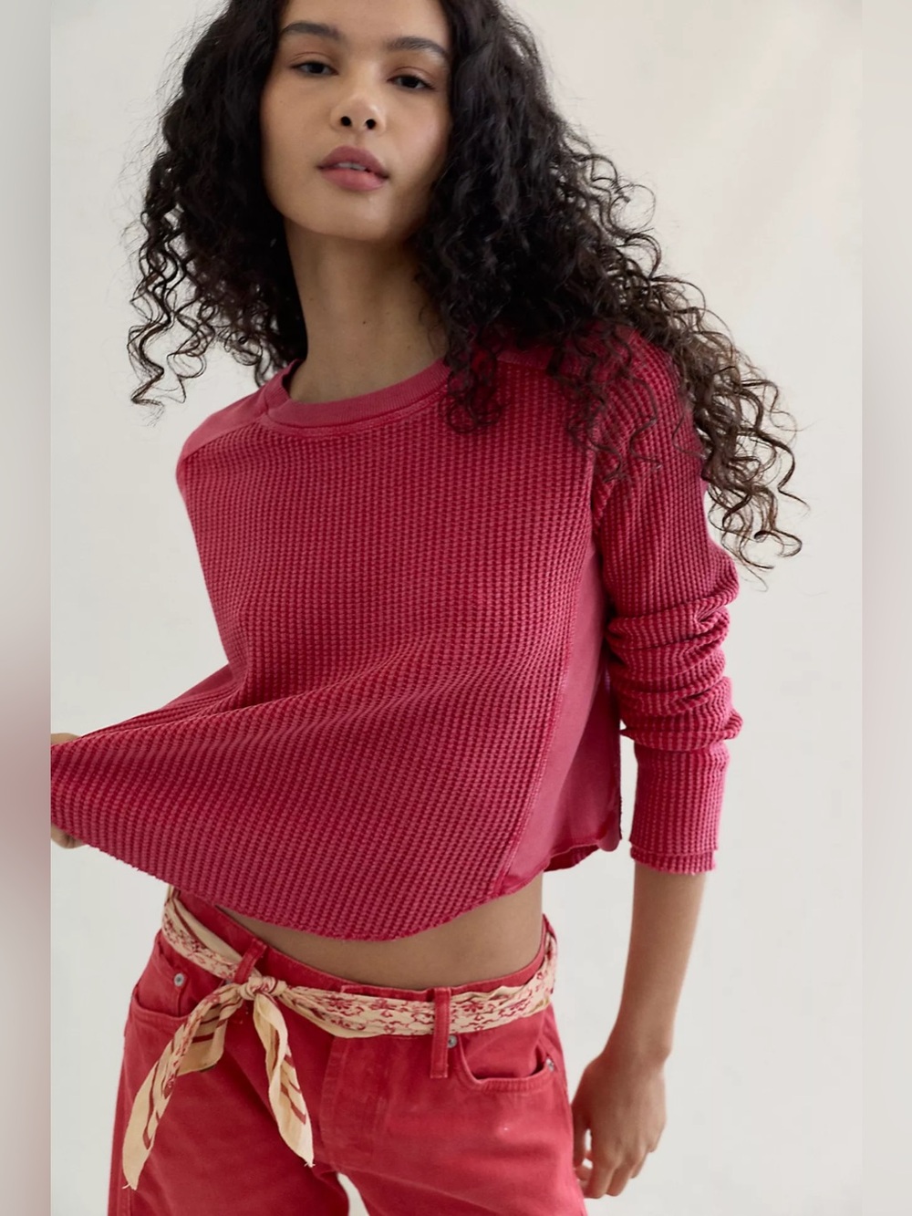 NWT! Free People FP One Baby Blake Thermal Sz XS